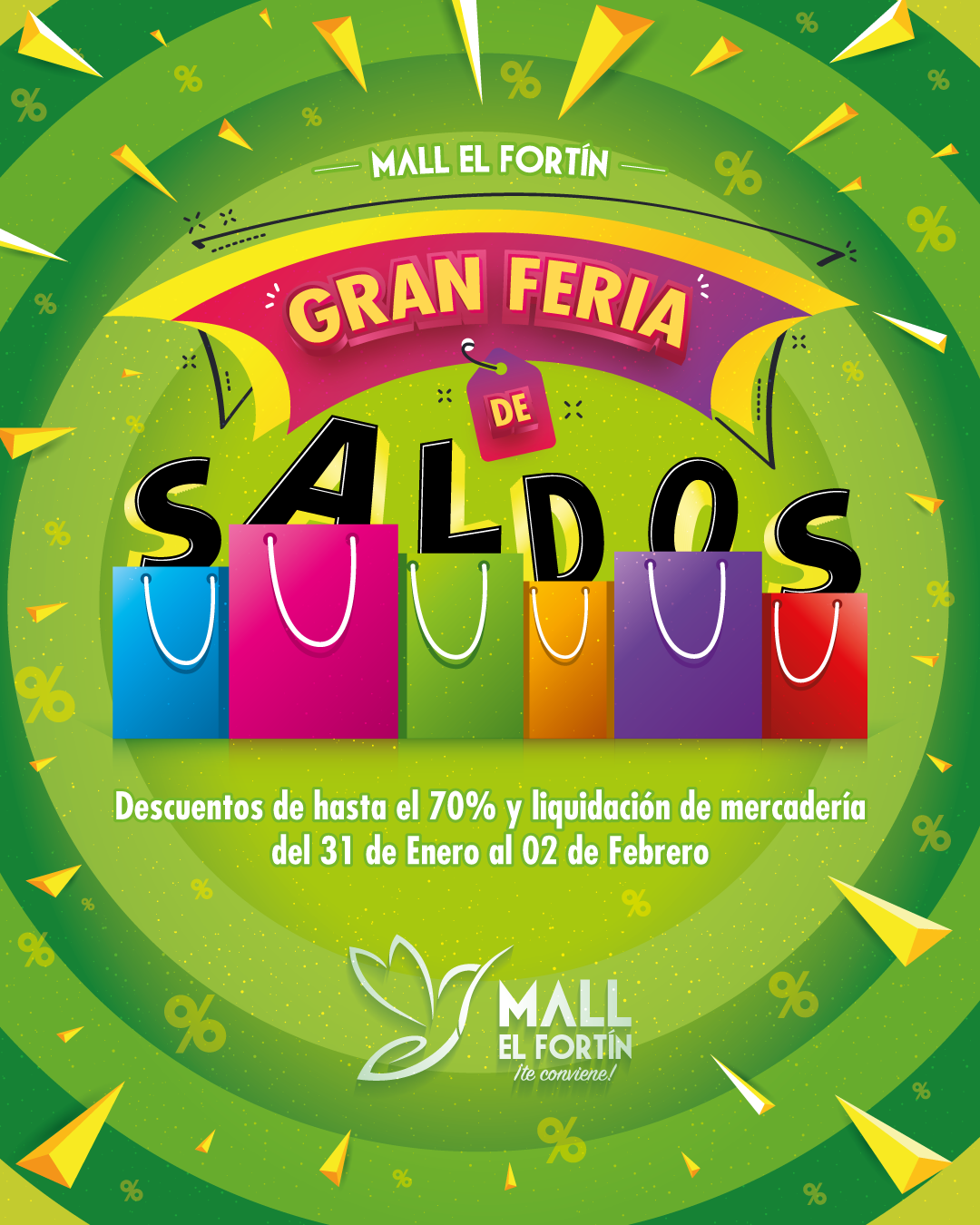 GRAN FERIA DE SALDOS DESDE EL 31/01/2025 HASTA EL 02/02/2025