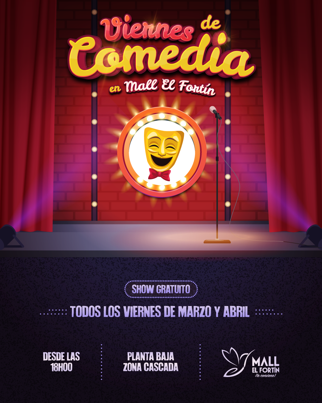 VIERNES DE COMEDIA - TODOS LOS VIERNES DE MARZO Y ABRIL