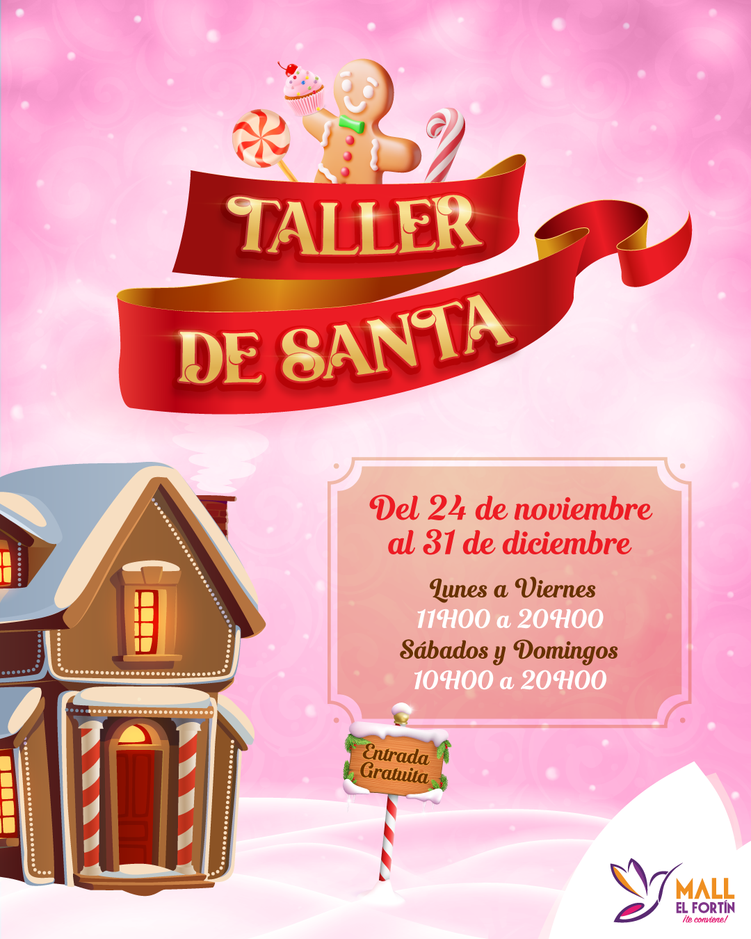 TALLER DE SANTA DESDE EL 24/11/2025 HASTA EL 31/12/2025